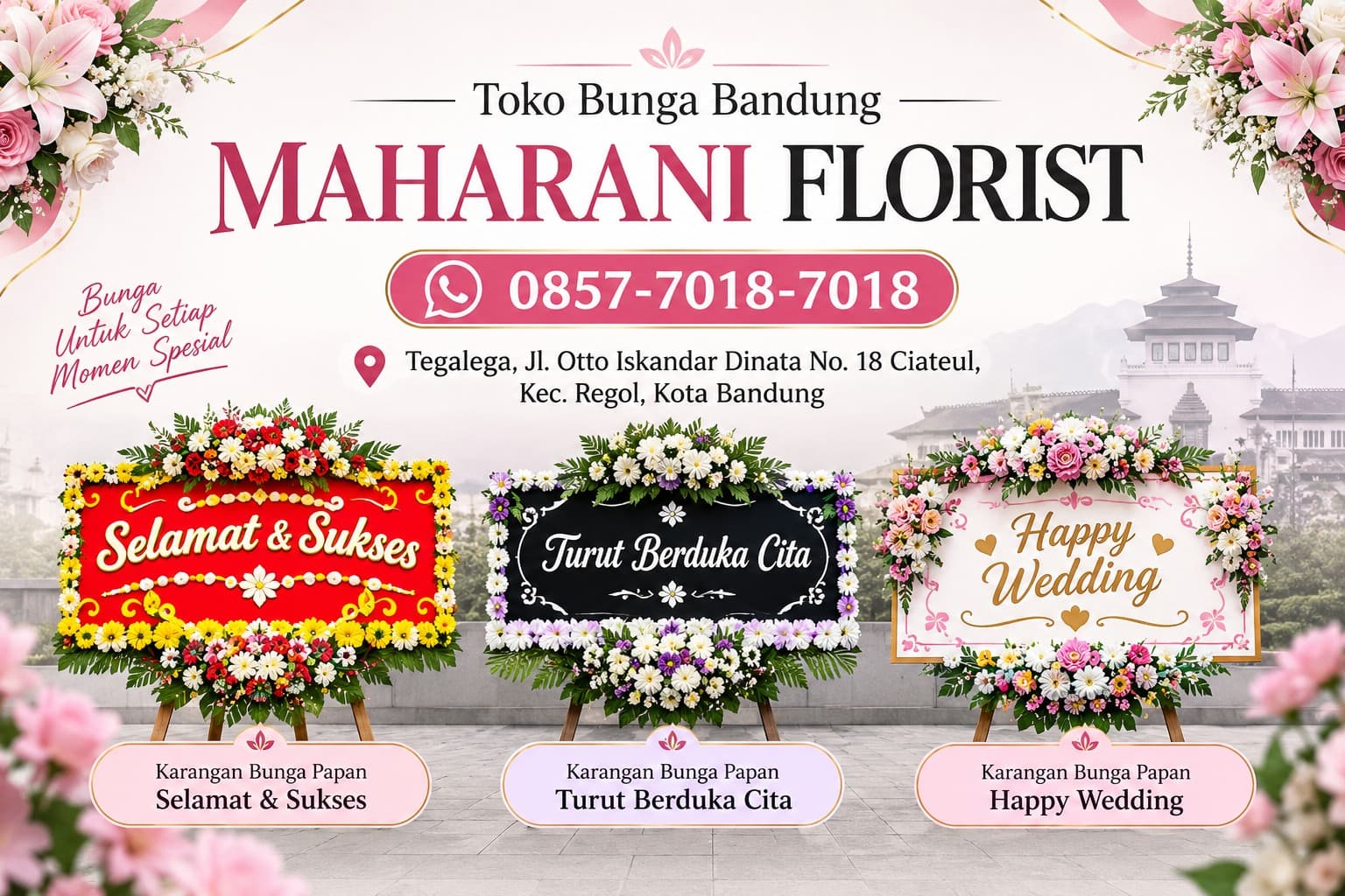Toko Bunga Sejahtera - Karangan Bunga & Papan Ucapan 24 Jam